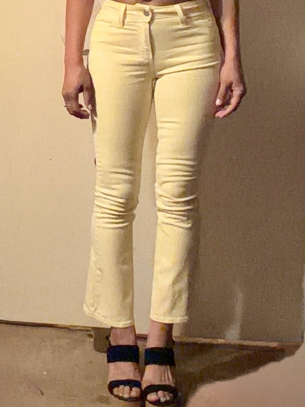 Paige Claudine Yellow Jeans